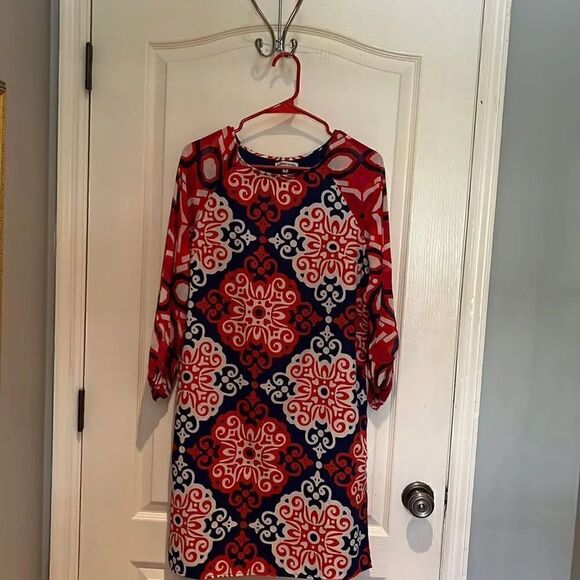 Perfect for game day! Adorable Buckhead Betties dress. Fully lined size M - Picture 1 of 3